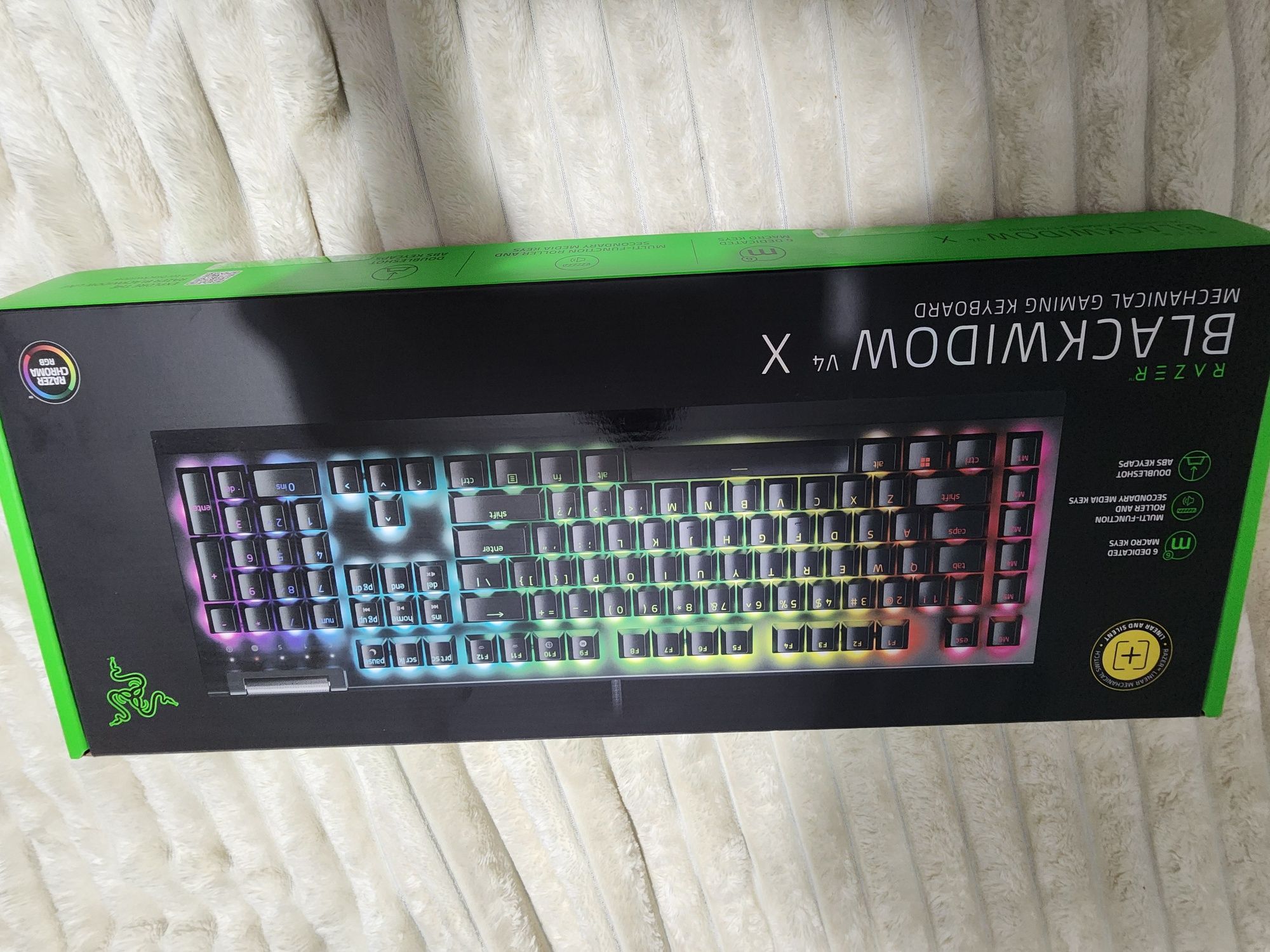 Игровая клавиатура Razer blackwidow v4 x (жёлтые свитчи)