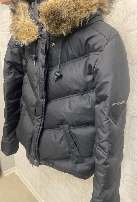 DKNY черно зимно яке