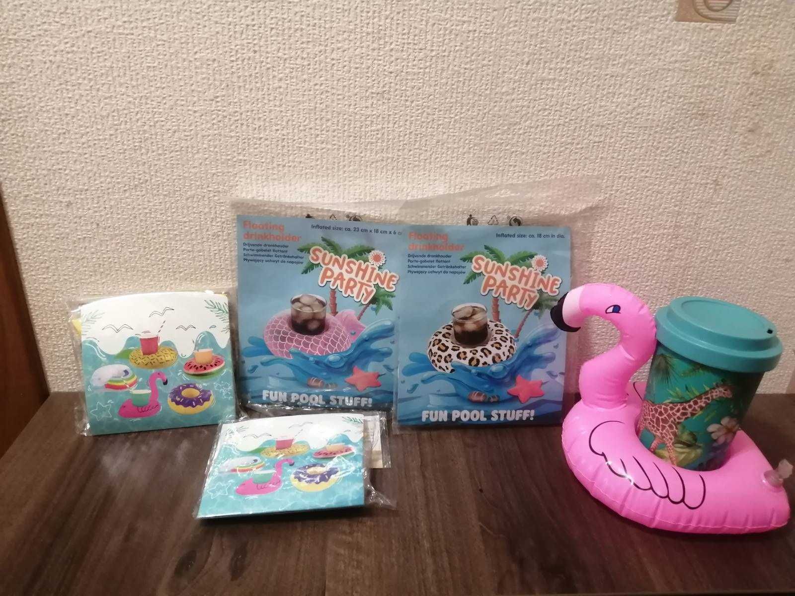 Нови надуваеми басейни,топка Фламинго,пояси Риба,плувки,очила.
