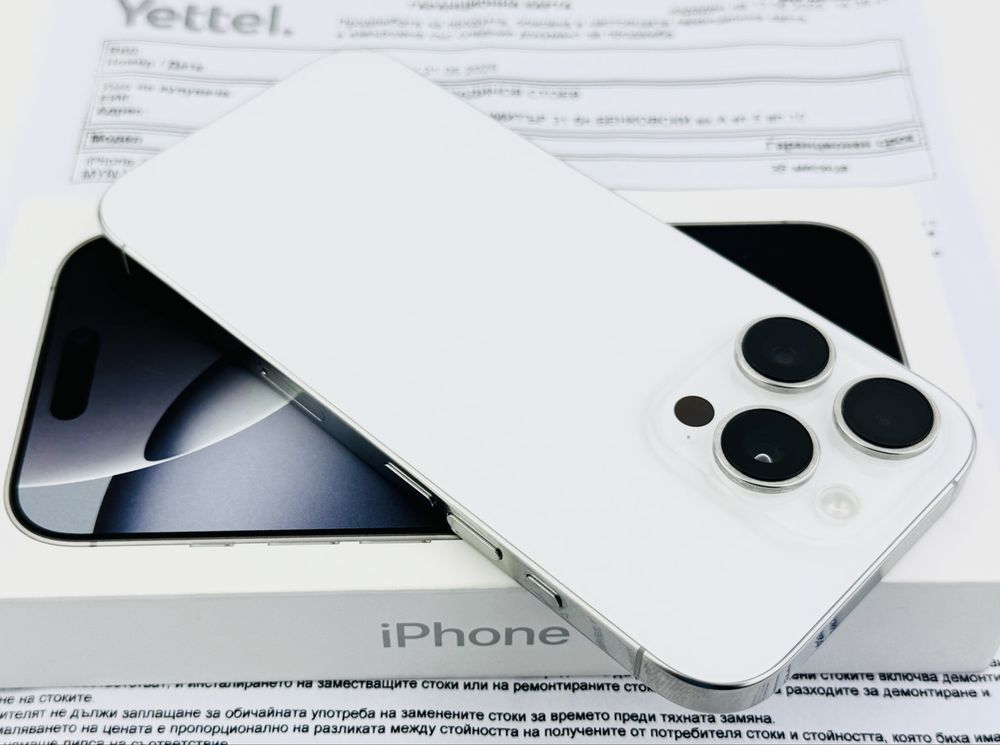 НОВ! Apple iPhone 16 Pro 256GB White Titanium 3г. Гаранция!