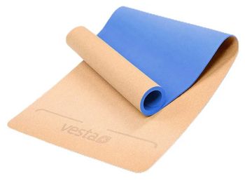 Постелка за йога от 100% естествени материали -корк и естествен каучук