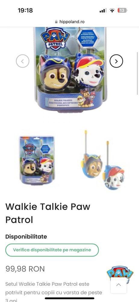 Lot paw patrol ( Patrula catelusilor )originale