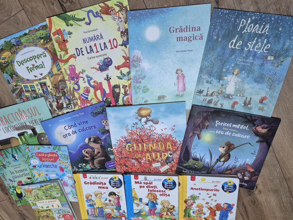 Set nou de carti cu povesti pentru copii, frumos ilustrate, negociabil