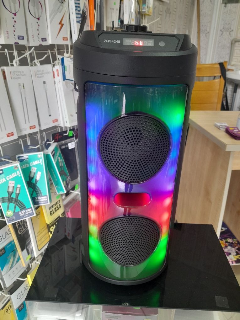 Безжична Караоке Bluetooth Колона 4" 2×8W
