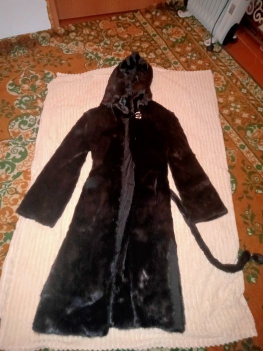 Норковая шуба, стильный дизайн