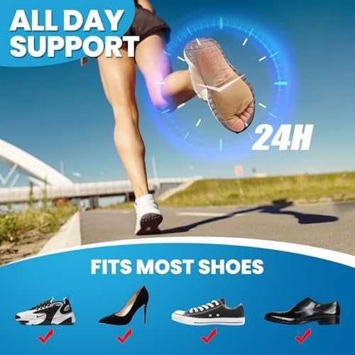 Нови Подложки за болки в ходилото с дишащ гел и стабилна опора за жени