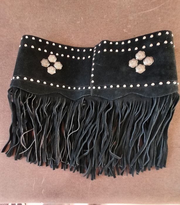 Brâu /brau dama din piele întoarsă cool