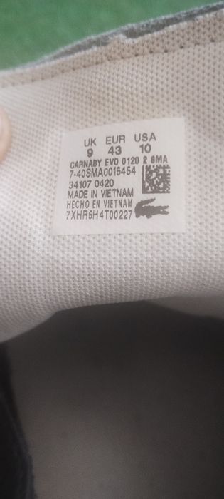 Маратонки  LACOSTE