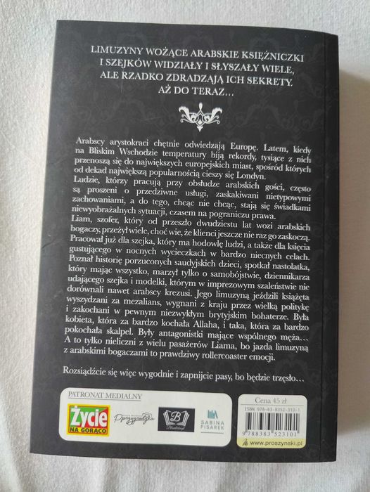 Książka polska полска книга Szofer arabskich bogaczy