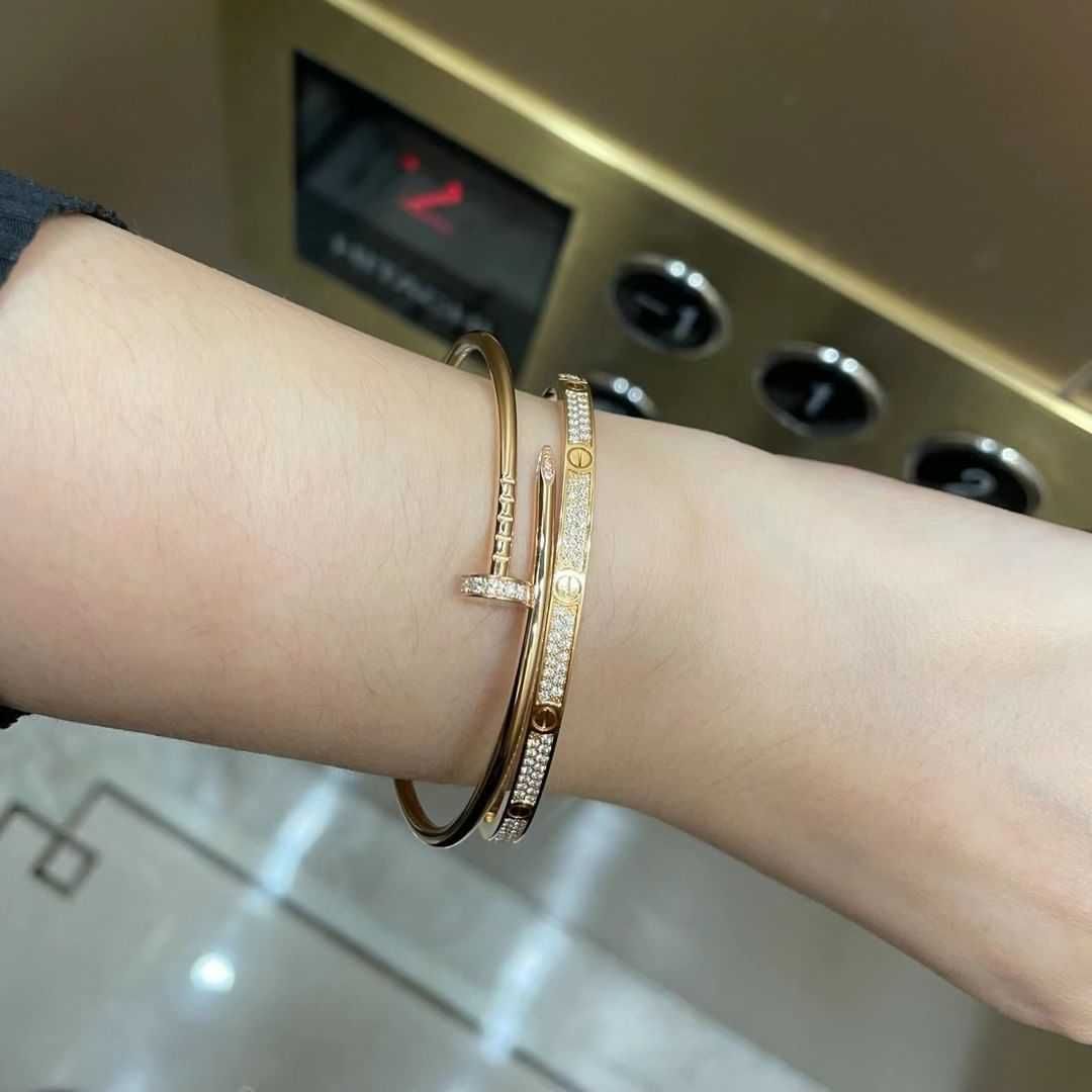 Brățară Cartier Cui 22 Rose Gold 585 Diamond