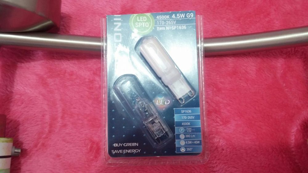 Lustra led cu bec led g9