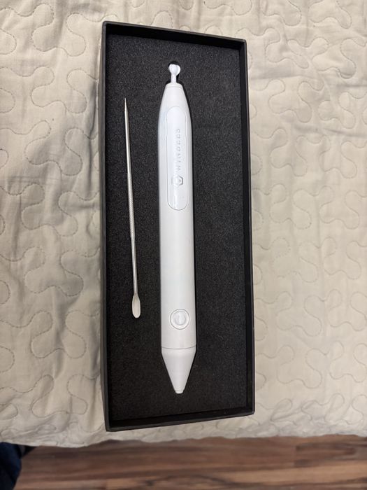 Dispozitiv Pulverizat pudra, Winbees, Latte Art Pen, Alb, 20 cm, Set