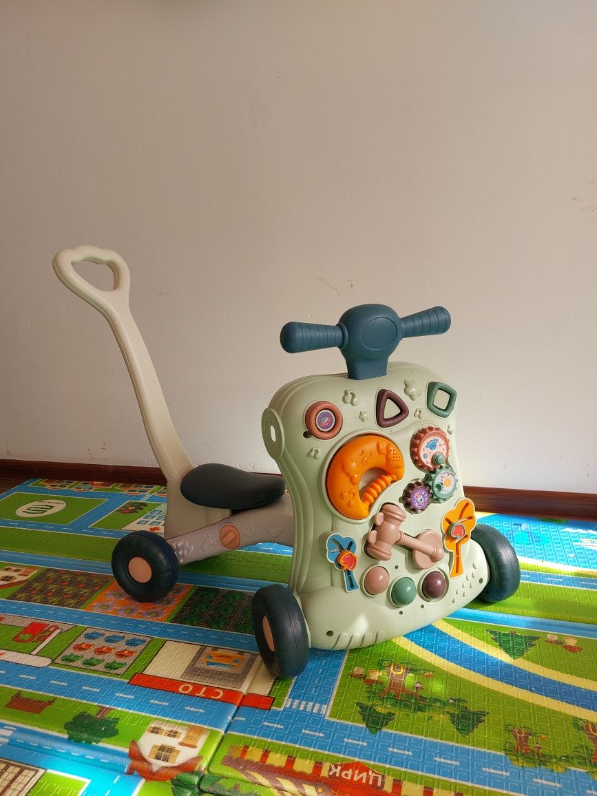 Ходунки-каталка Baby walker 999M, 1 год, зеленый