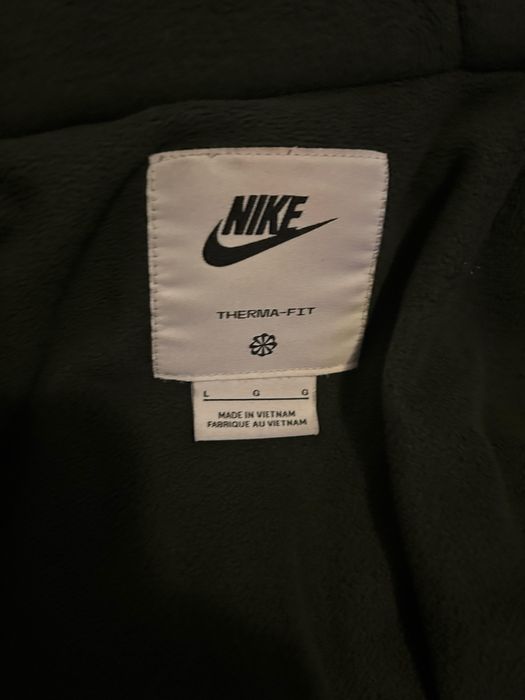 Geaca verde Nike dri fit de iarna