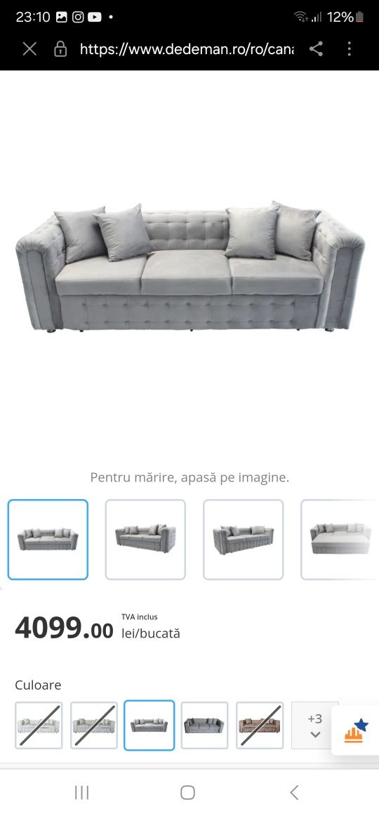 Canapea extensibila!Se vinde urgent!