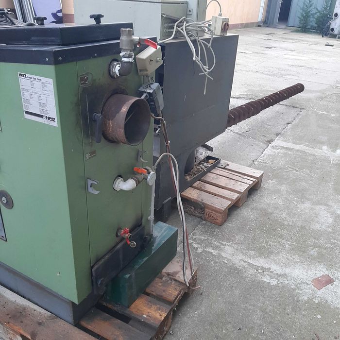 Cazan incalzire centrala pe tocatură ,așchii.