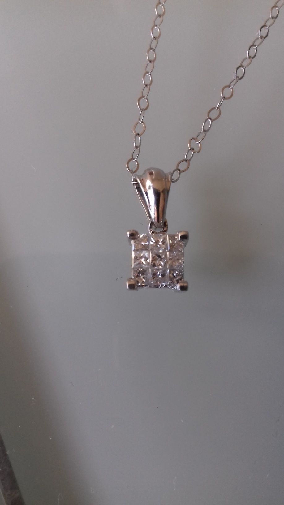 Pandantiv aur 14 k cu diamante 0.25 carate