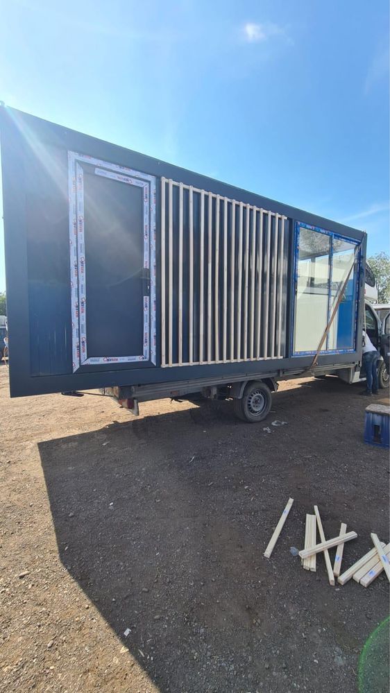 Vand containere modulare vitrina lambriu grup sanitar