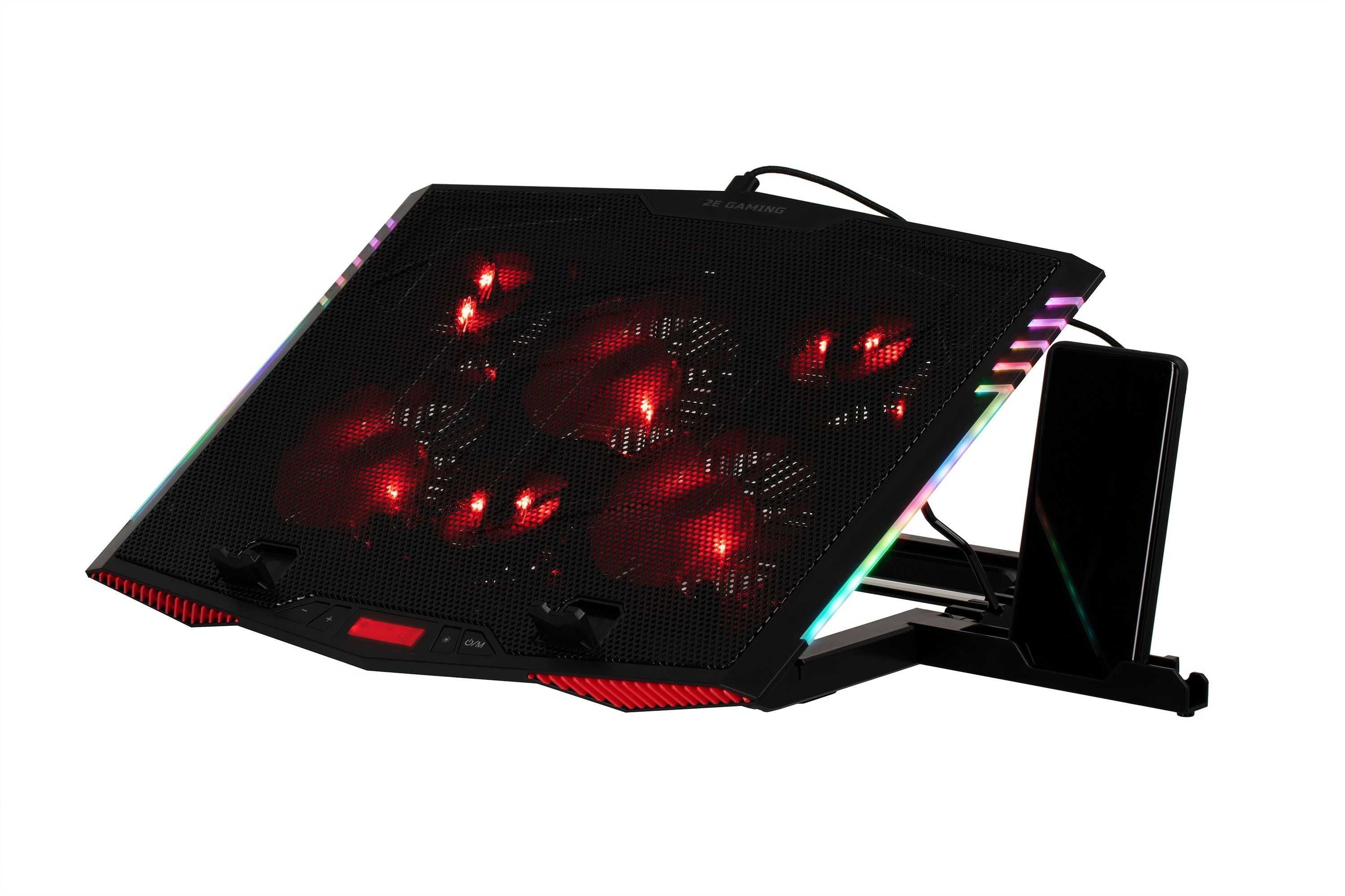 Охлаждающая подставка 2E Gaming Cooling Pad CPG-005 17.3` Black