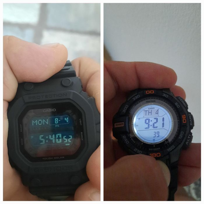 Casio ProTrek și G Shock Mudman