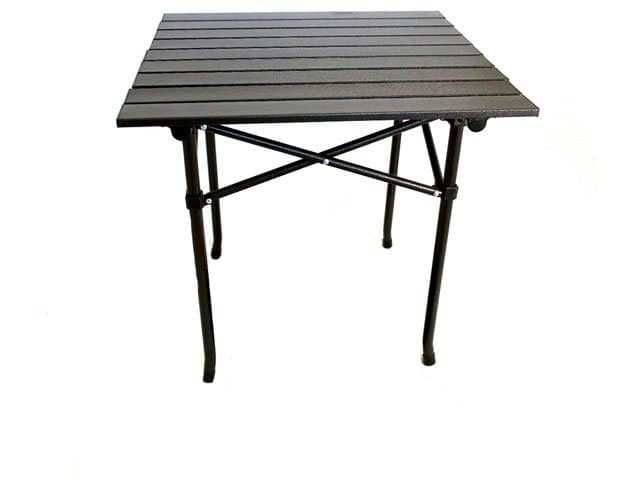 Луксозна къмпинг сгъваема метална маса с удобен калъф в 2 размера