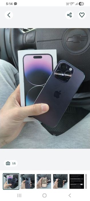 14 pro 256gb 81 yokmost ideal karobka dokument