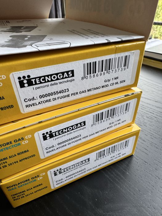 Газ сигнализатор / детектор Tecnogas  linea sicura CD 98