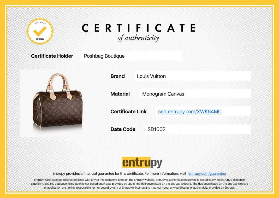 Оригинална чанта Louis Vuitton със сертификат