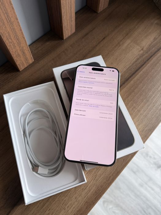 Iphone 16 Pro Max 512GB - Ca Nou - Baterie 100%