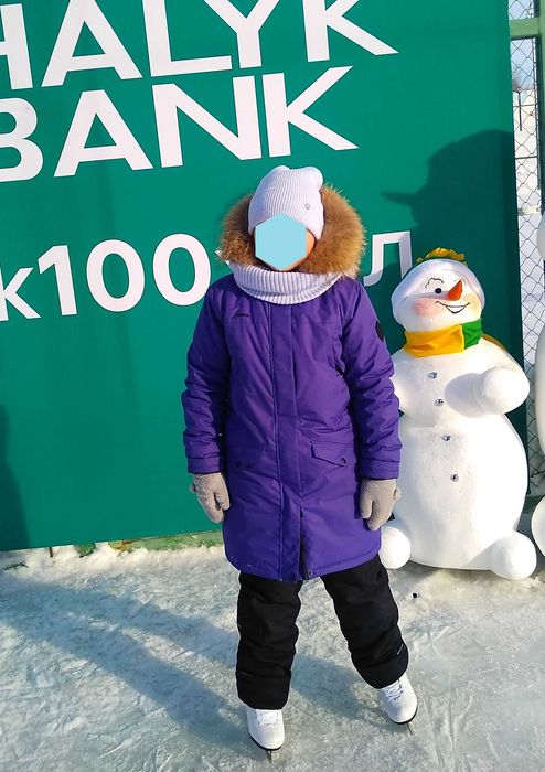 Зимняя парка на девочку 11-12 лет 152 см КЖБИ