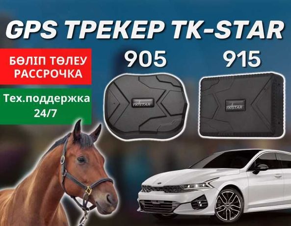 Мониторинг жануарлар / автомобиль / GPS ЖПС трекер TK-Star /Жеткізу KZ