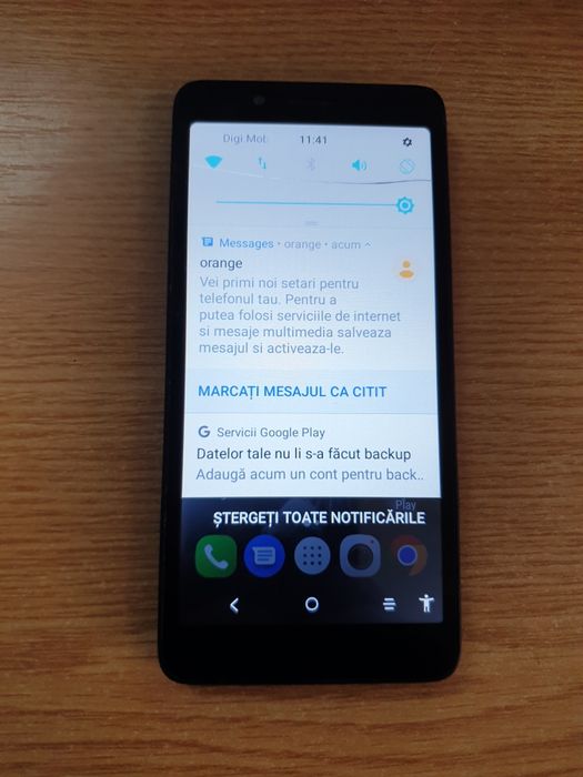 Alcatel 1c 2019 5003D Android 8 dualsim necodat 1Gb RAM sticla fisura