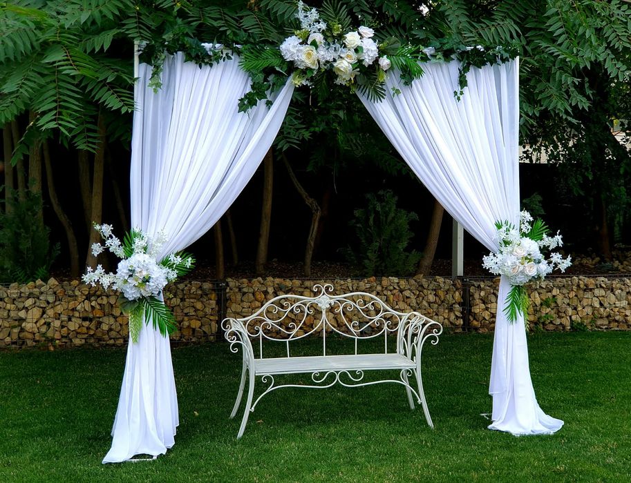 Arcada Aranjamente Flori Decor Stalpisori Nunta Botez Evenimente