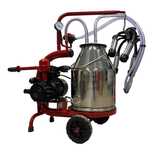 Aparat de muls vaci, 1 post, 1 bidon 30L inox, 250l/min, 0,55kw
