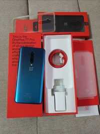 One Plus 7T Pro Blue, 256Gb, 8Gb Ram,  CA Nou, Accesorii, Folie, Husa.