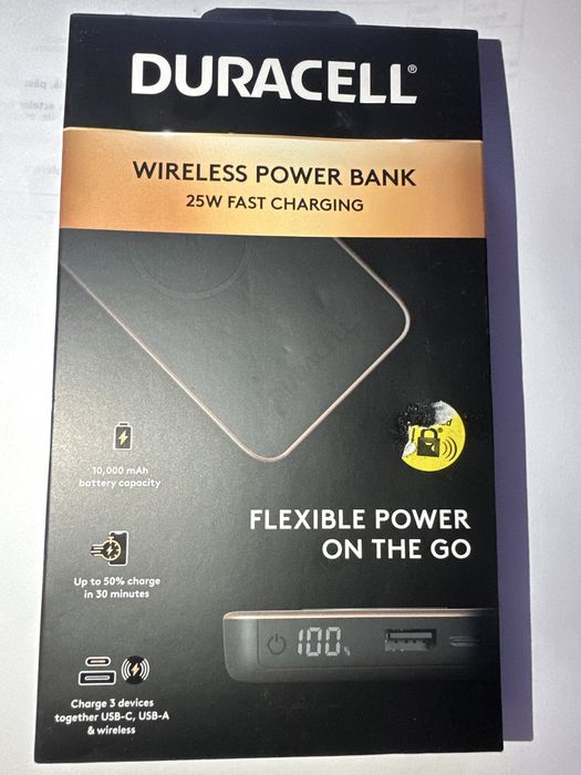 Wireless power bank duracell