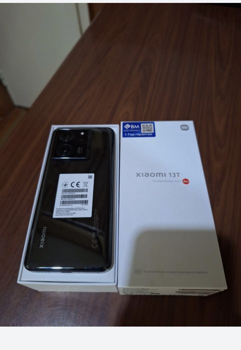 Xiaomi 13 t 5g 12+4 256 Gb qora rang telefon yaxshi xolata ayibi yuq