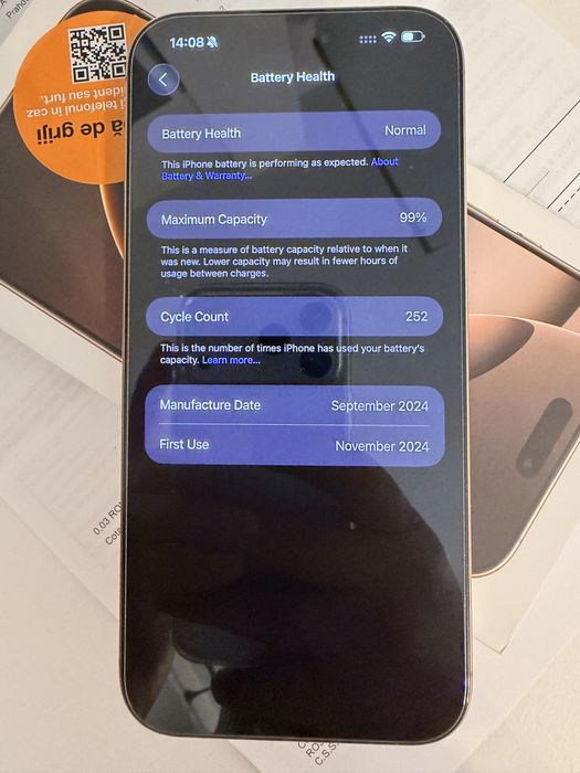 Iphone 16 Pro Max 256Gb Desert Titanium
