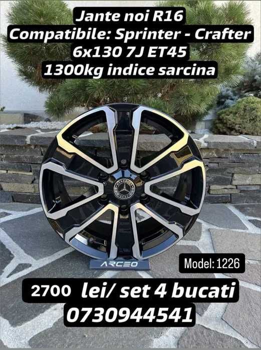 Jante noi 16 de greutate 5200kg Mercedes Sprinter Volkswagen crafter