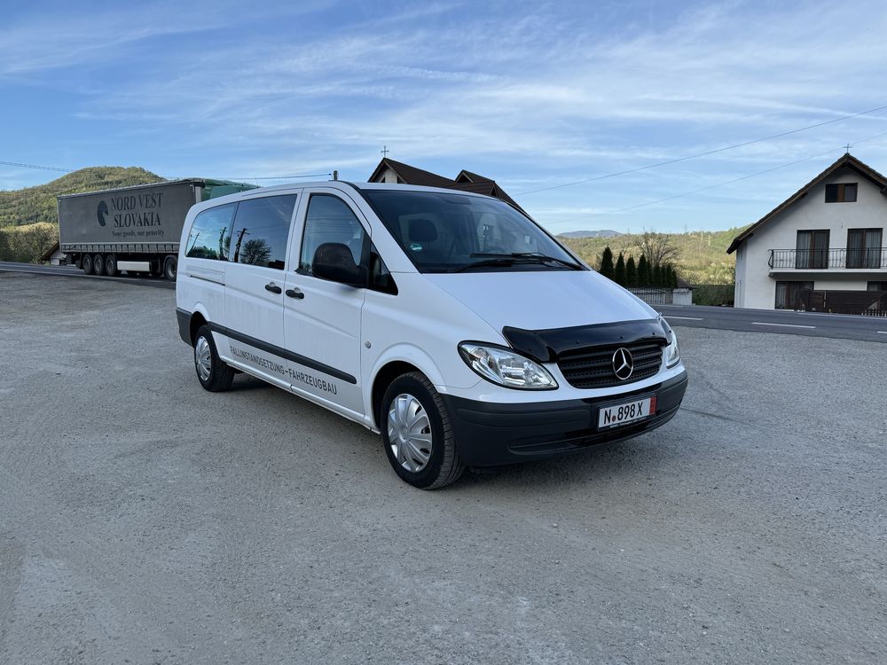 Mercedes Vito 2.2 6+1trepte,modelul lung, 8+1locuri klima