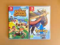 Nintendo Switch игри - Animal Crossing: New Horizons & Pokémon Sword