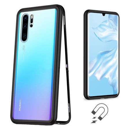 Husa Magnetic Case 360° pentru Huawei P30 Pro, Negru