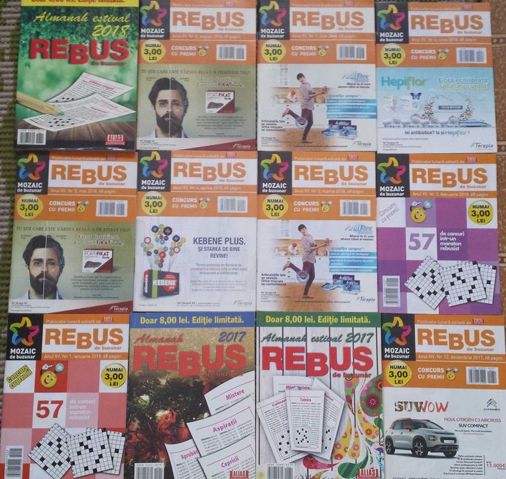 Colectie Rebus de Buzunar (Mai 2016 - August 2018)