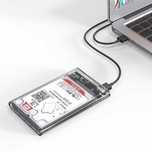ORICO Carcasa rack extern HDD / SSD 2.5" SATA la USB 3.0 transparent