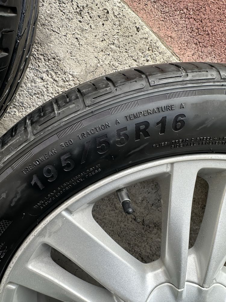 Продается диски с шинами размет 195/55/16