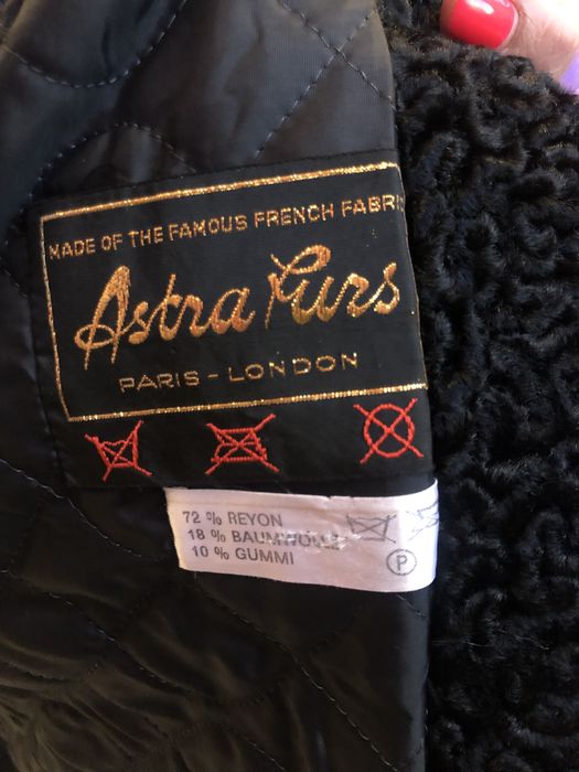 Дамско палто 100% естествен астраган