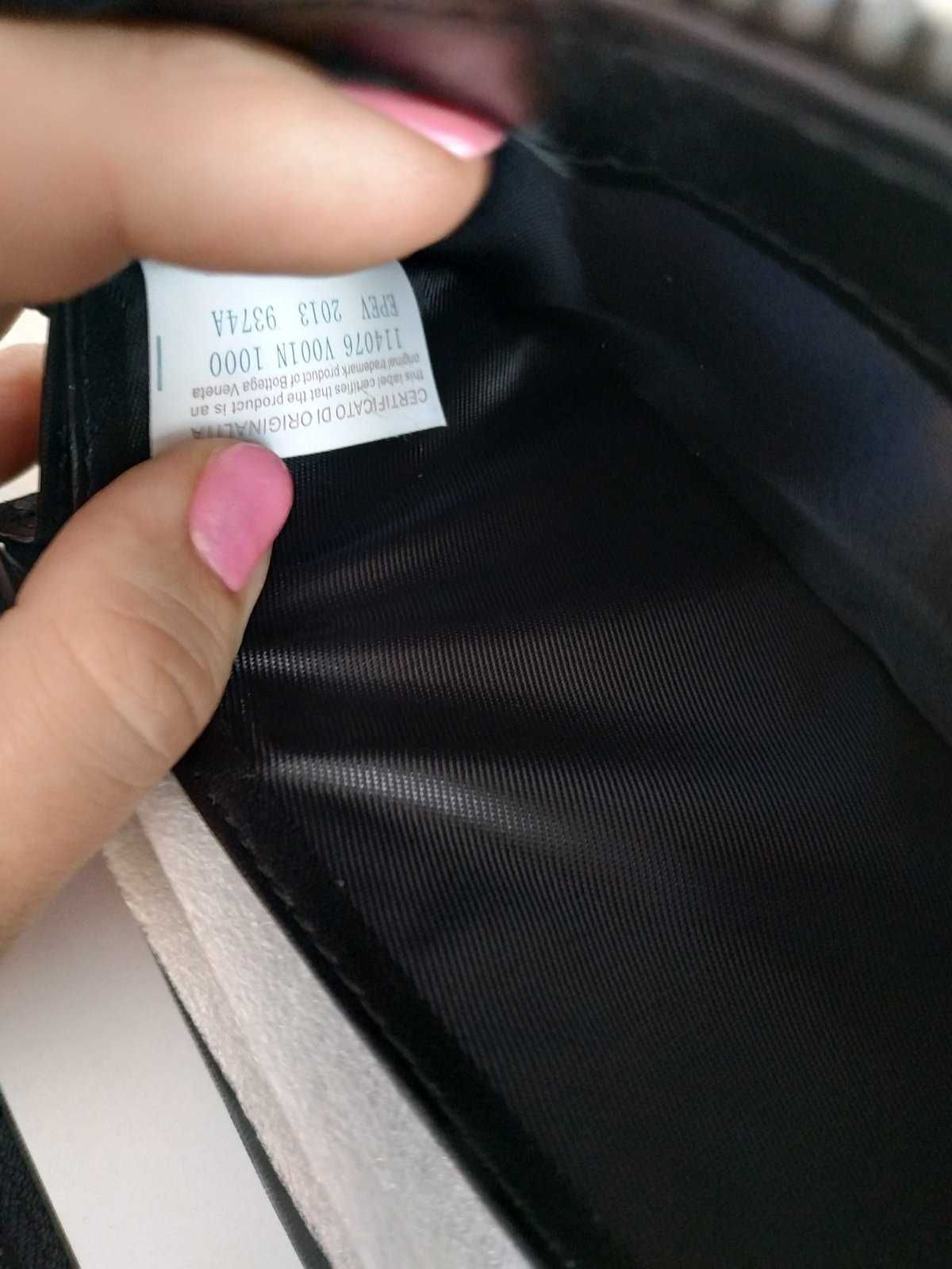 Мъжки дамски портфейл Bottega Veneta естествена кожа