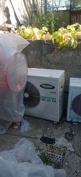 Продавам термопомпа 10kw и  външно тяло Осака30
