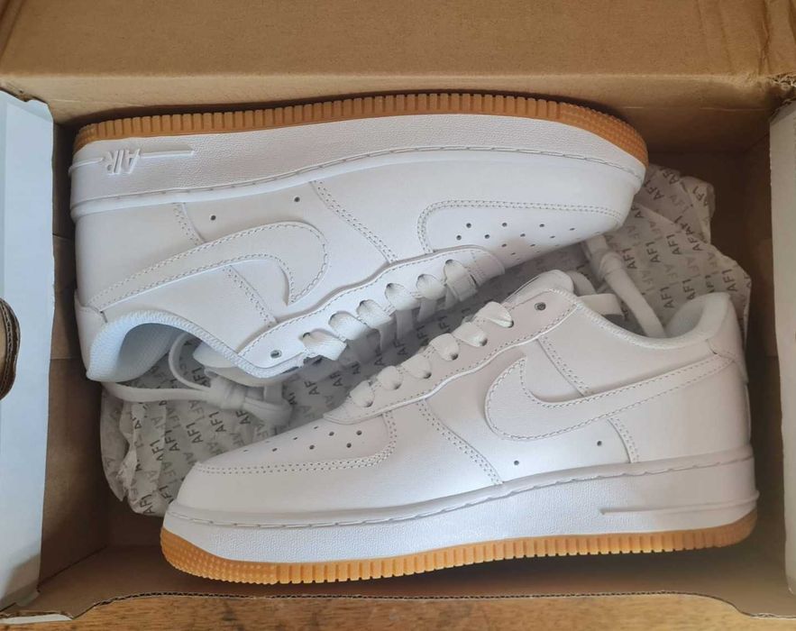 Nike Air Force 1 Full White / Yellow Base