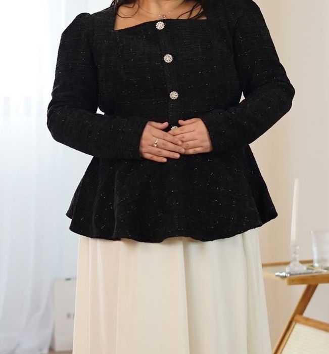 Продам твидовый жакет. 52-54 рр